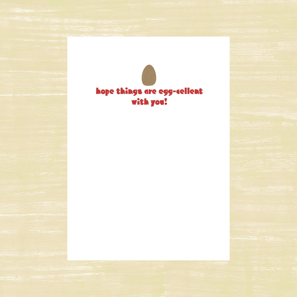 Just Chicken In! - Greeting Card