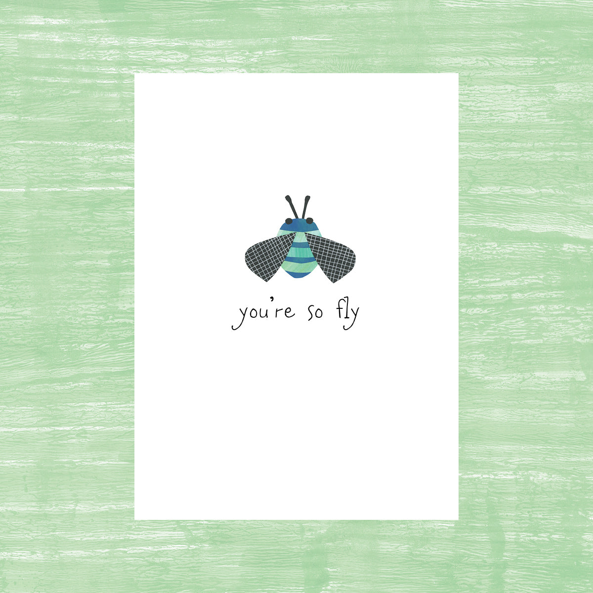 Super Fly - Greeting Card