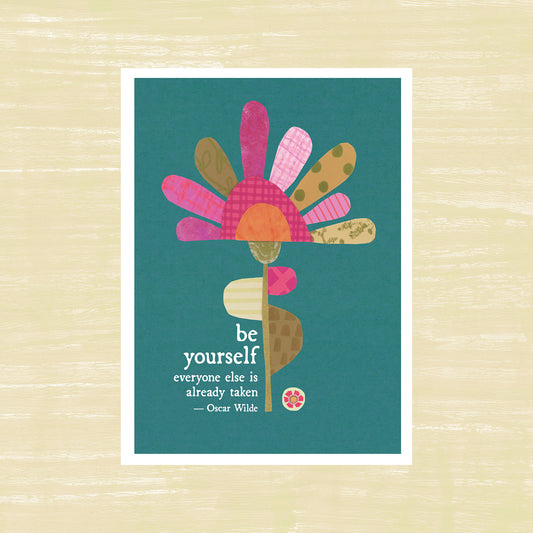 Be Yourself Wilde - Greeting Card