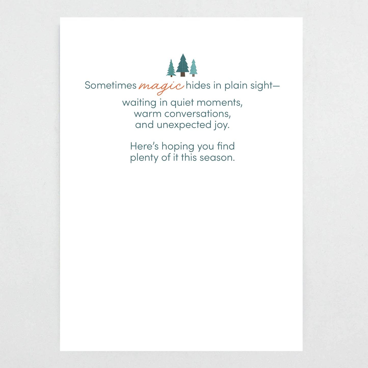 'Tis the Season for Magic - Holiday & Christmas Card
