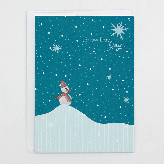 Snow Day Joy Holiday Card - Winter Christmas Greeting