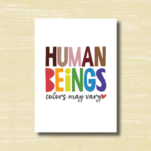 Colors May Vary - Greeting Card