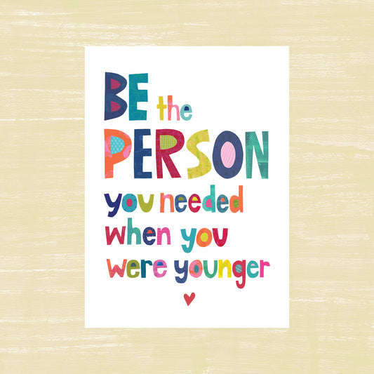 Be the Person - Greeting Card