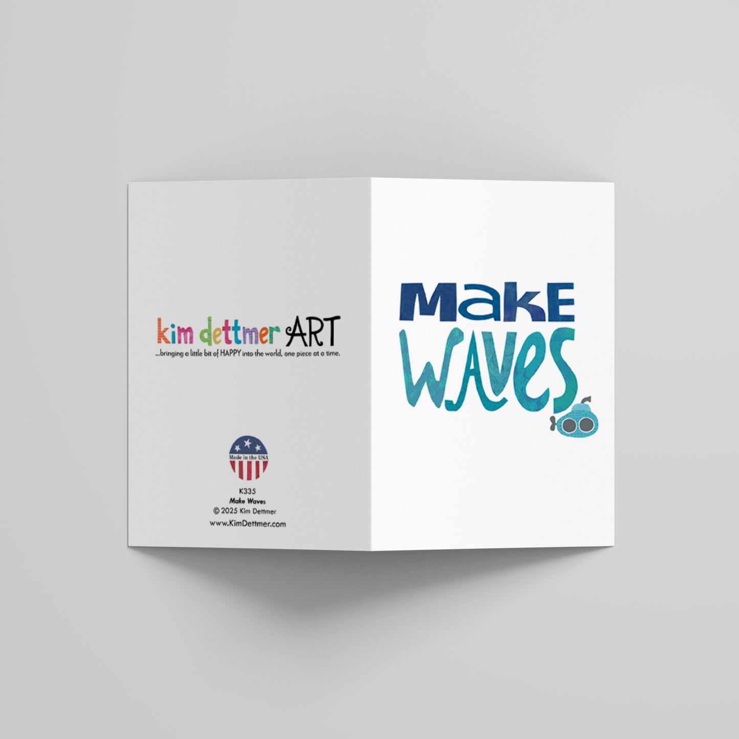 Make Waves - Greeting Card
