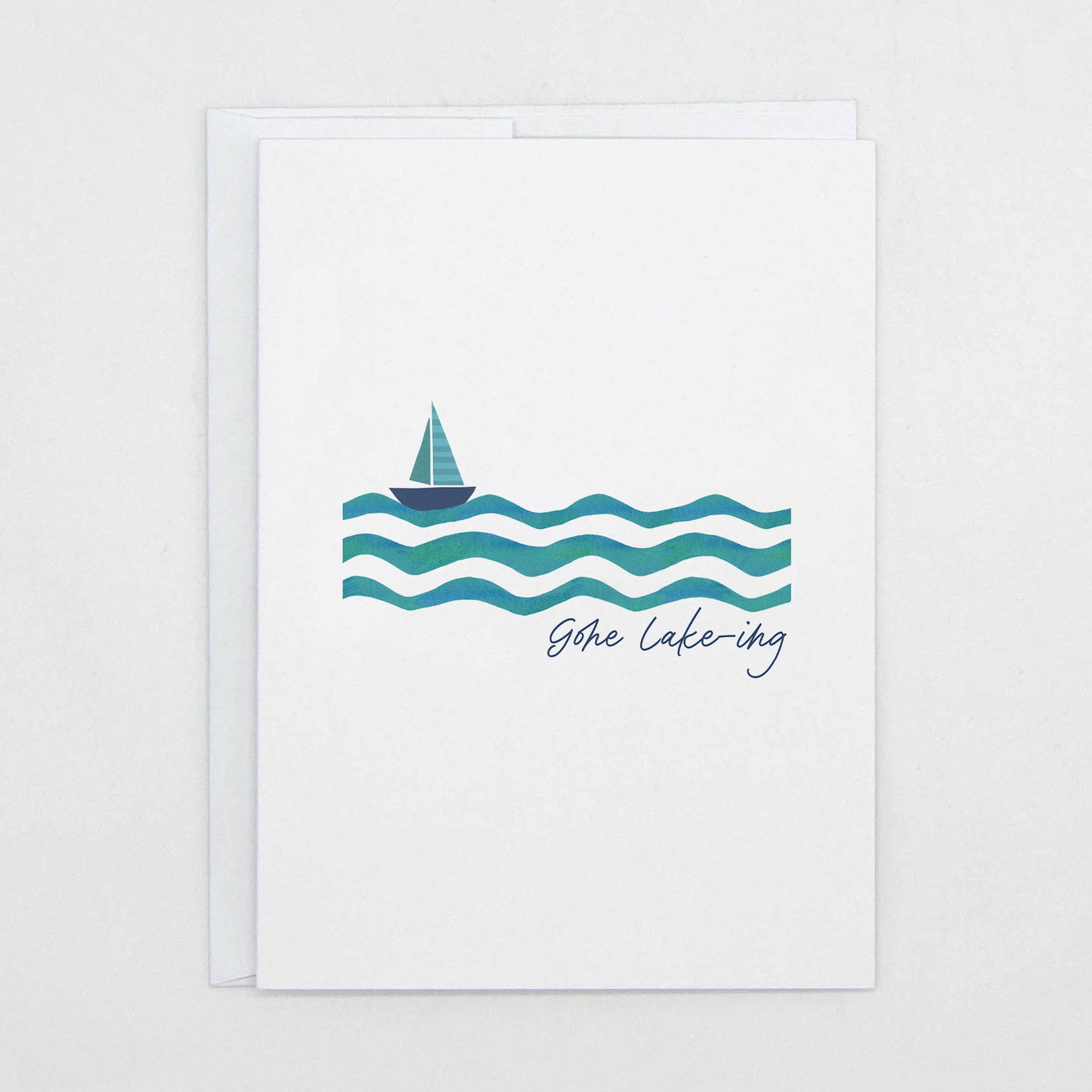 Gone Lake-ing - Greeting Card