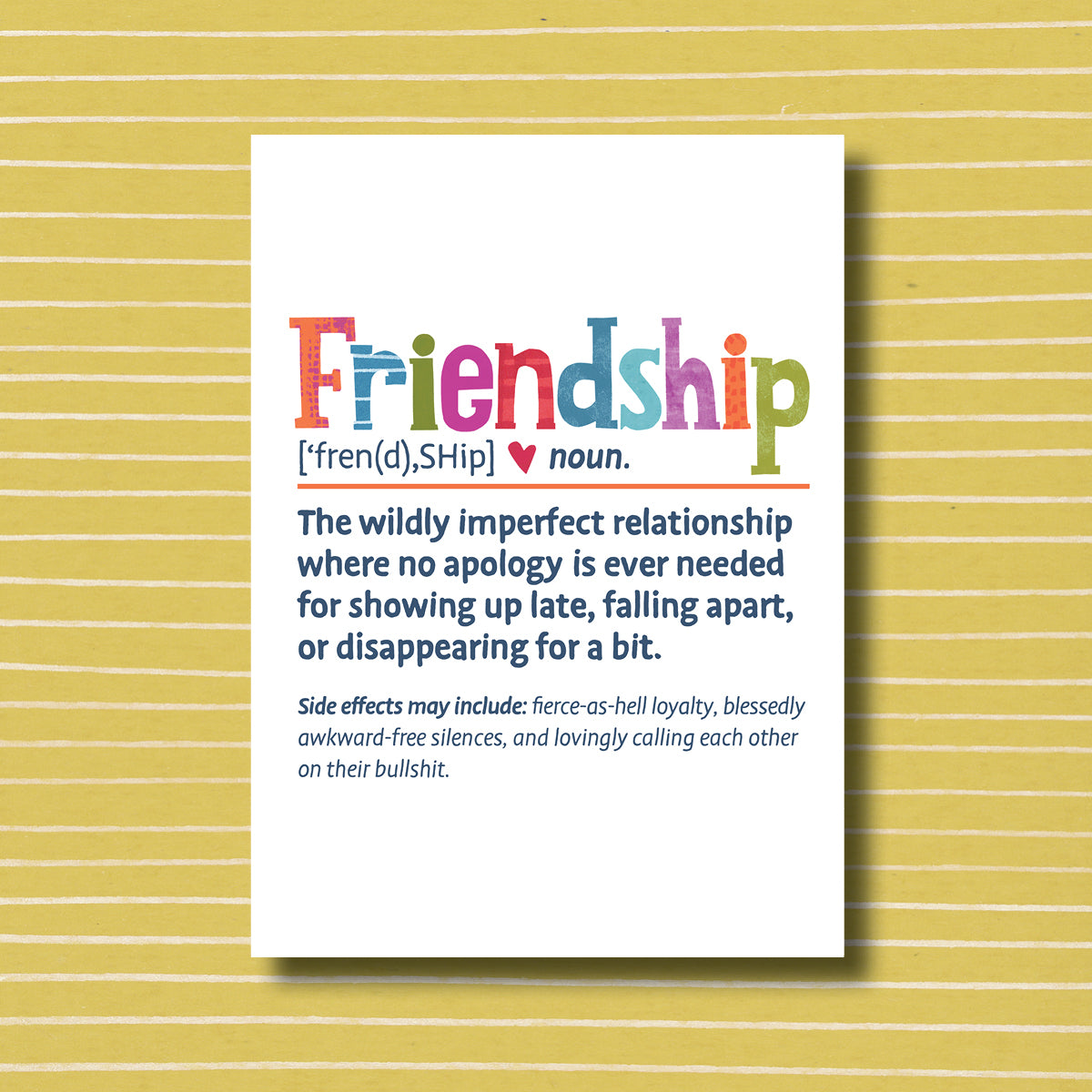 Friendship Snarked - Greeting Card