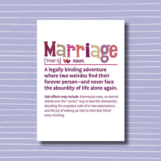 Marriage Snarked - Greeting Card