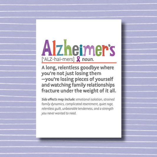 Alzheimer's Snarked - Greeting Card