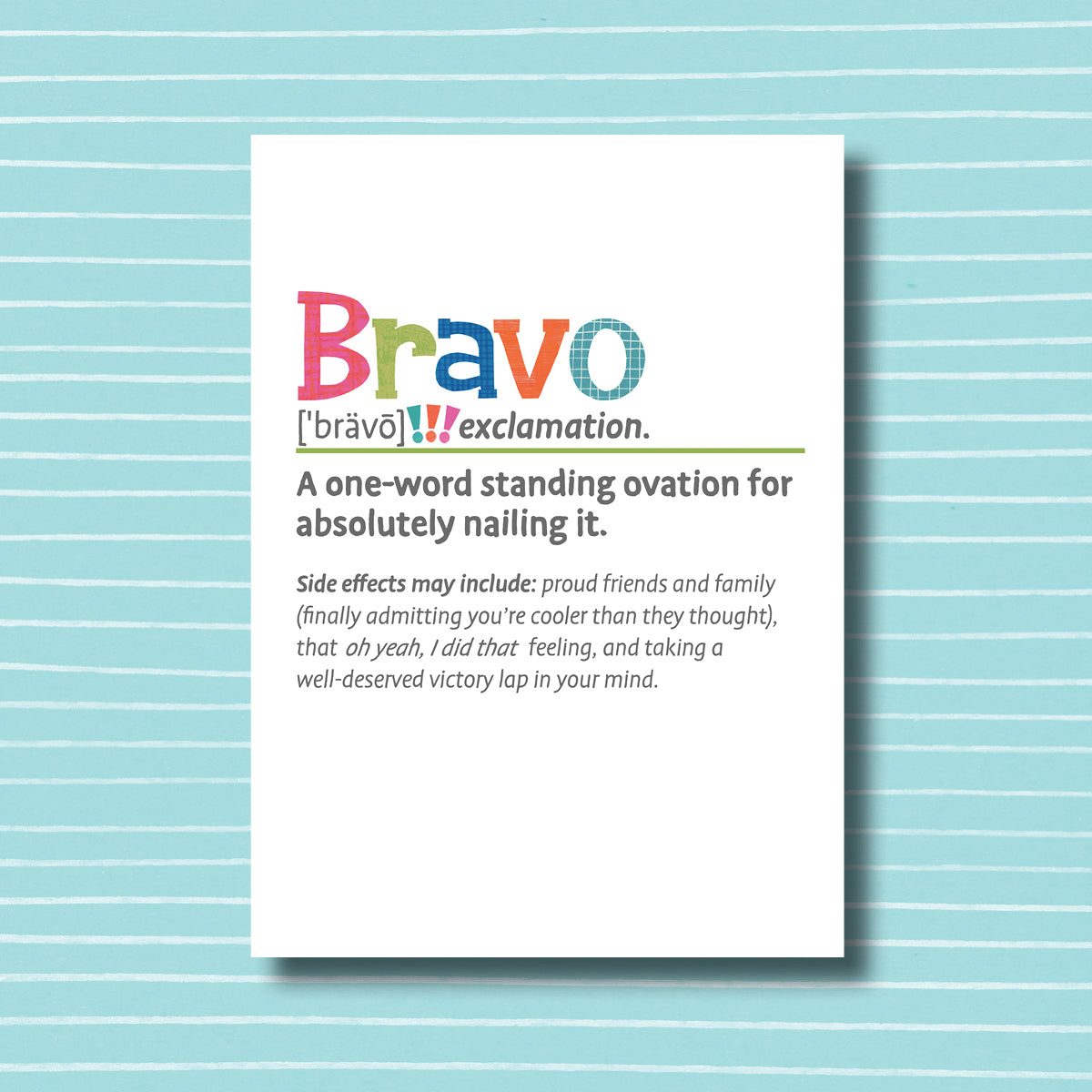 Bravo Snarked - Greeting Card