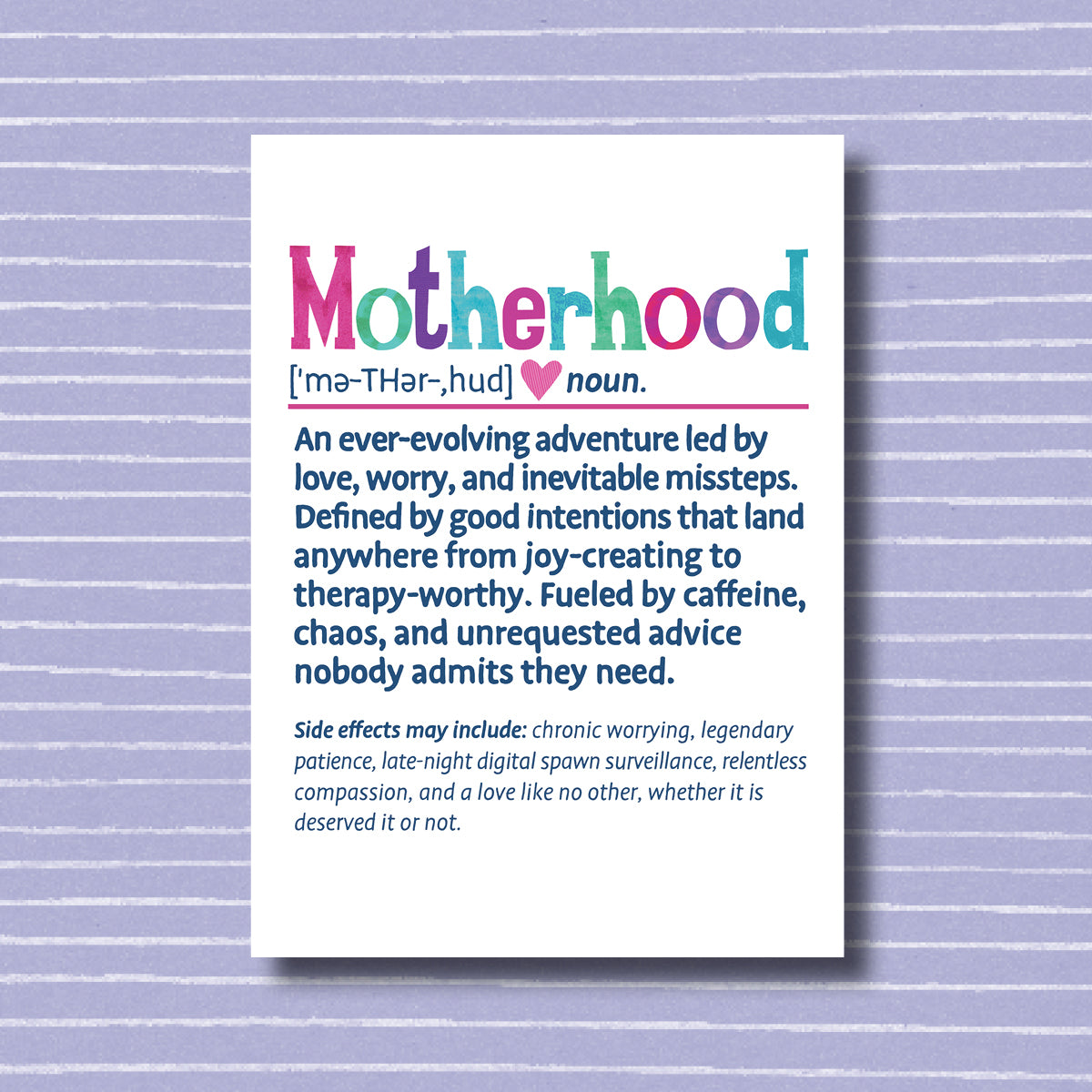 Motherhood Snarked - Greeting Card