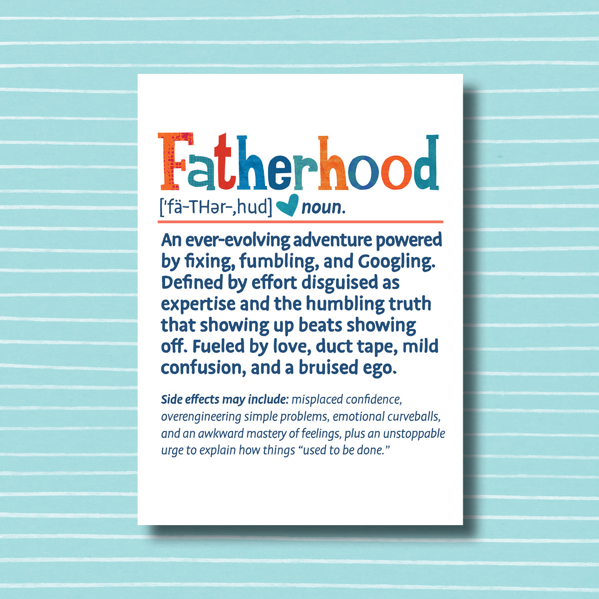 Fatherhood Snarked - Greeting Card