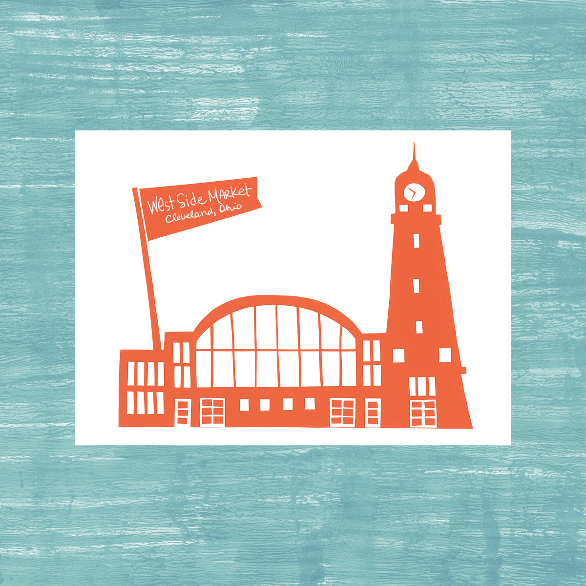 West Side Market Cleveland - Greeting Card