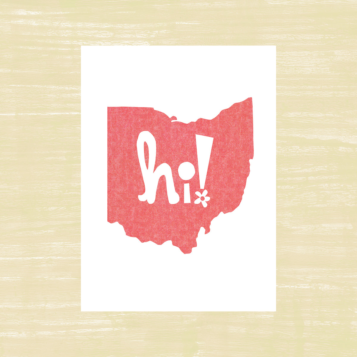 Ohio Hi - Greeting Card