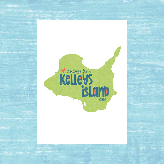 Greetings from Kelleys Island - Greeting Card