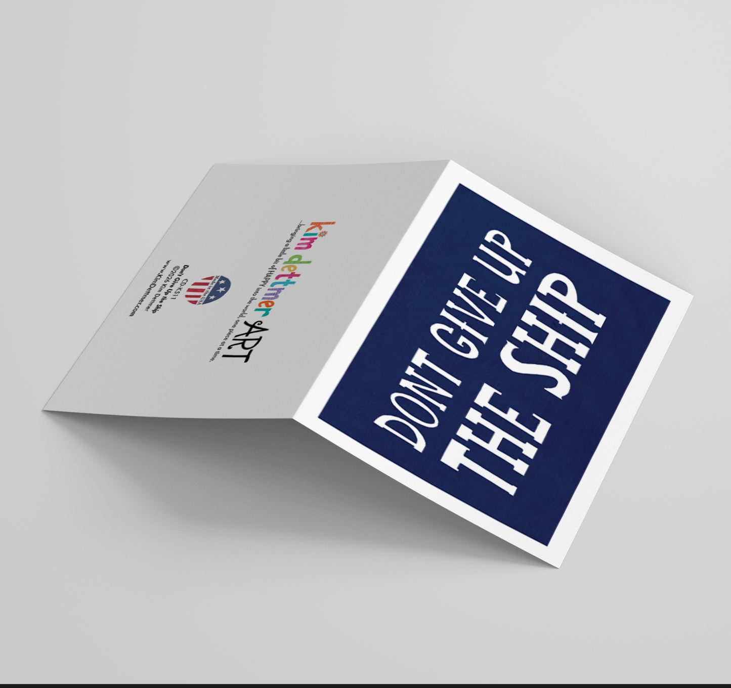 Don't Give Up the Ship - Greeting Card