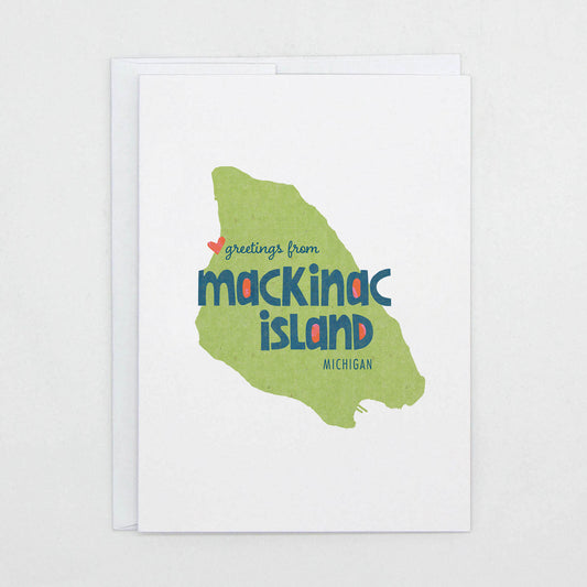 Greetings from Mackinac Island - Greeting Card