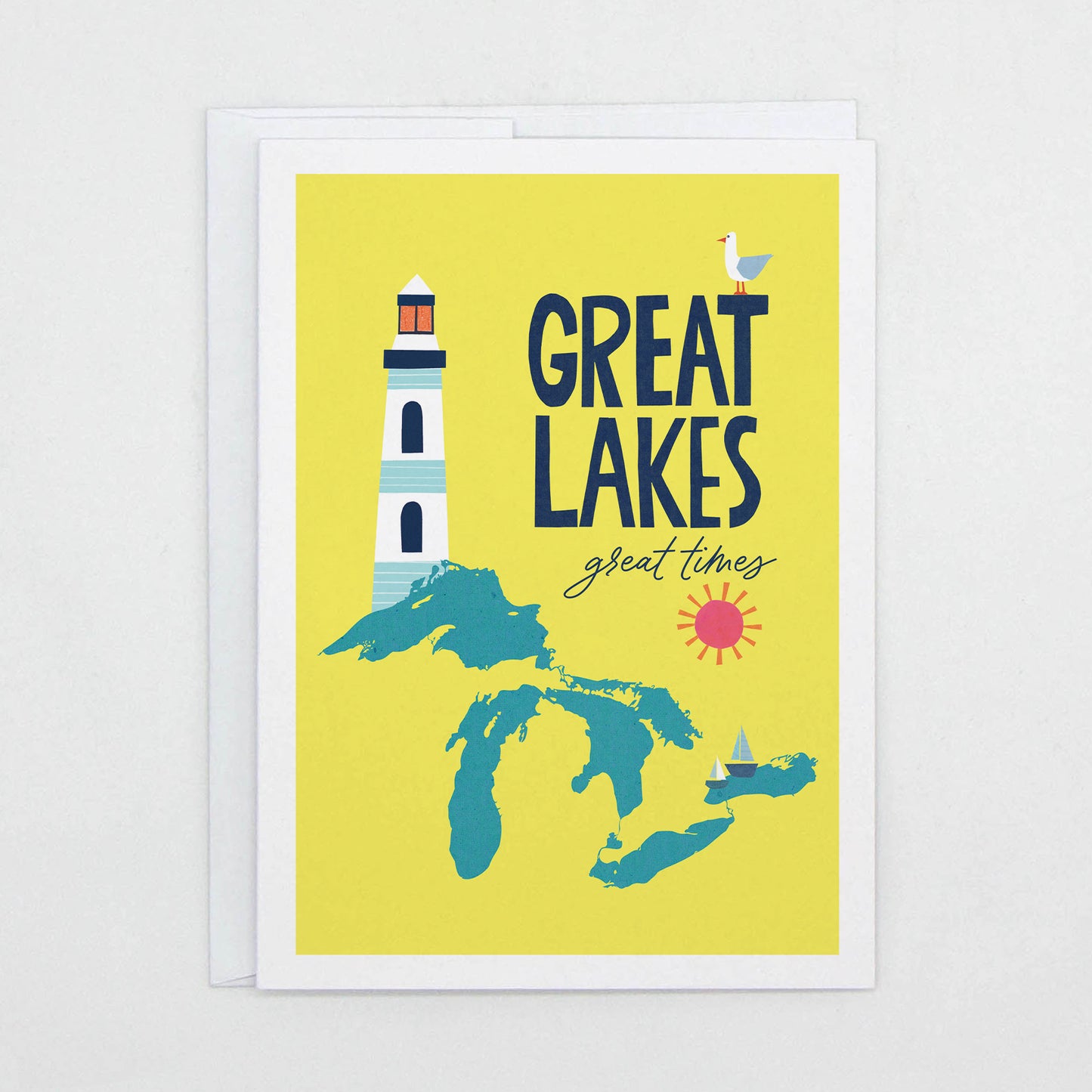 Great Lakes, Great Times - Greeting Card