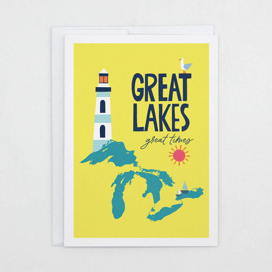 Great Lakes, Great Times - Greeting Card