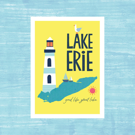 Lake Erie - Greeting Card