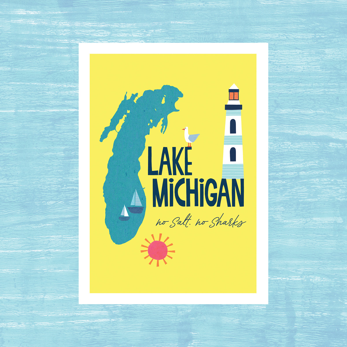 Lake Michigan - Greeting Card