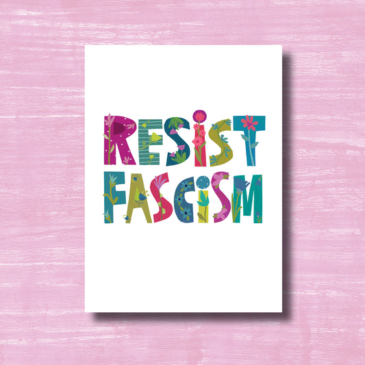 Resist Fascism - Greeting Card