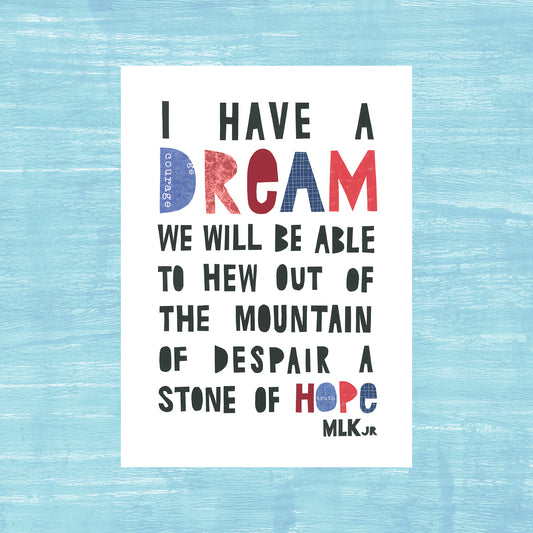 I Have a Dream - Greeting Card