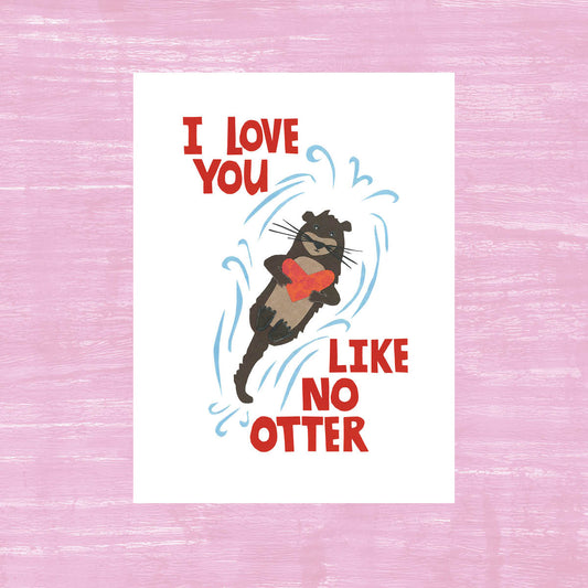 Otter Love - Greeting Card