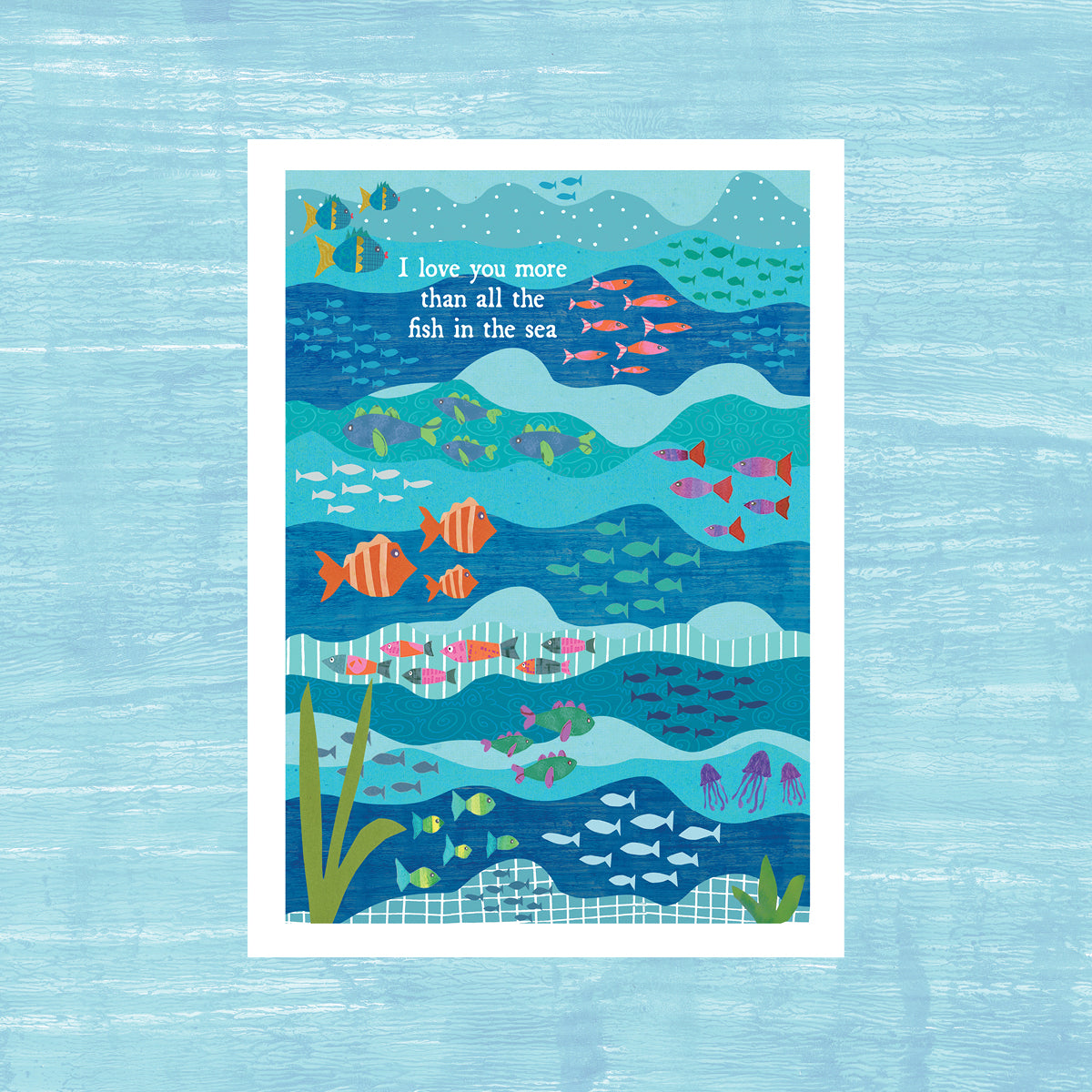 Fish in the Sea - Greeting Card