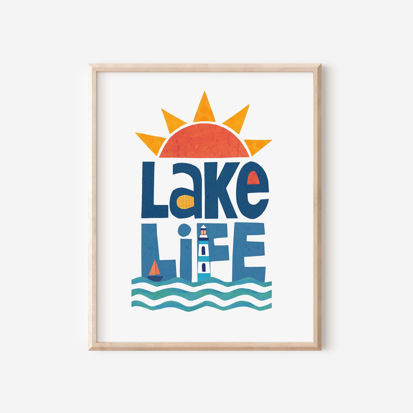 Lake Life - 8x10 Art Print