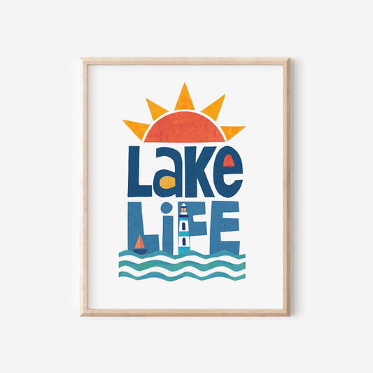 Lake Life - 8x10 Art Print