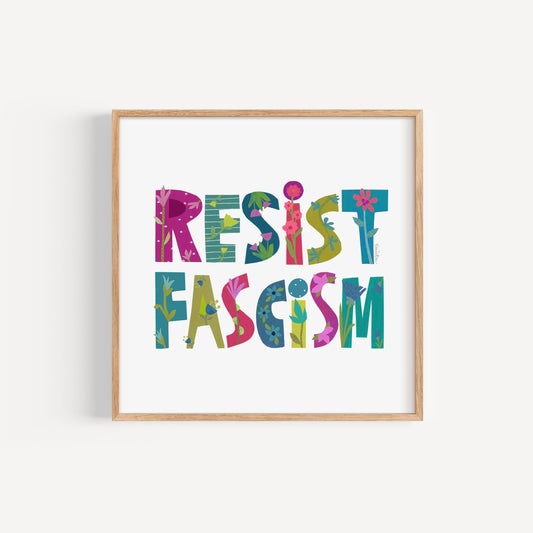 Resist Fascism - Art Print