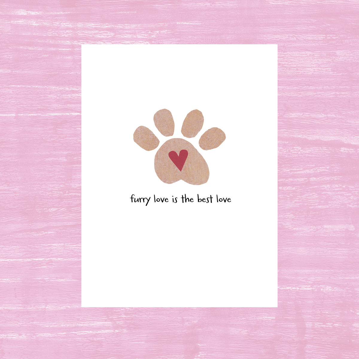 Furry Love - Greeting Card