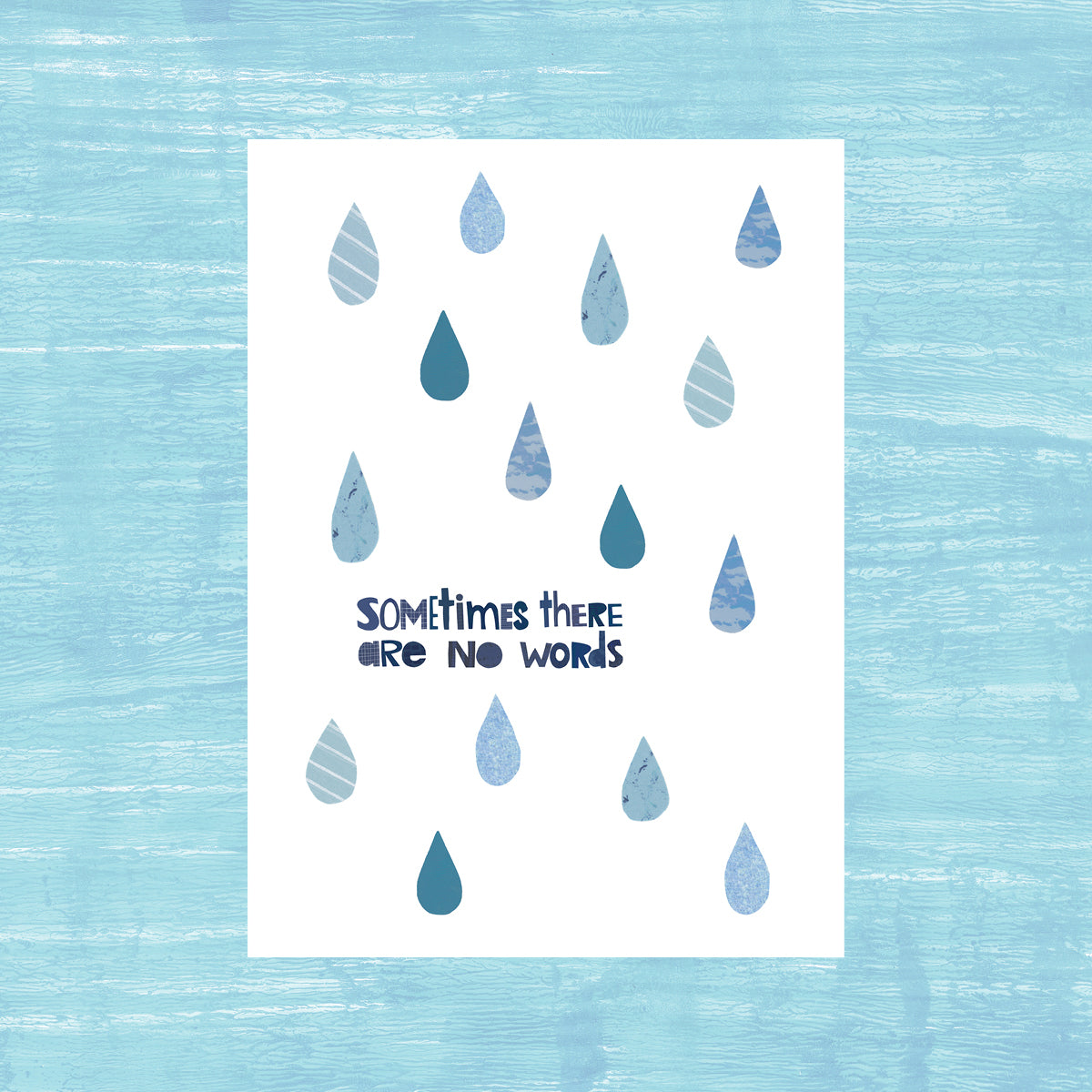 No Words - Greeting Card