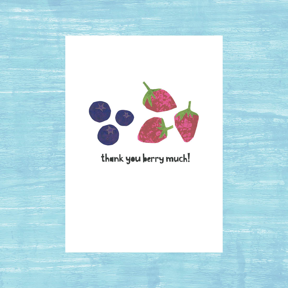 Berry Much - Greeting Card