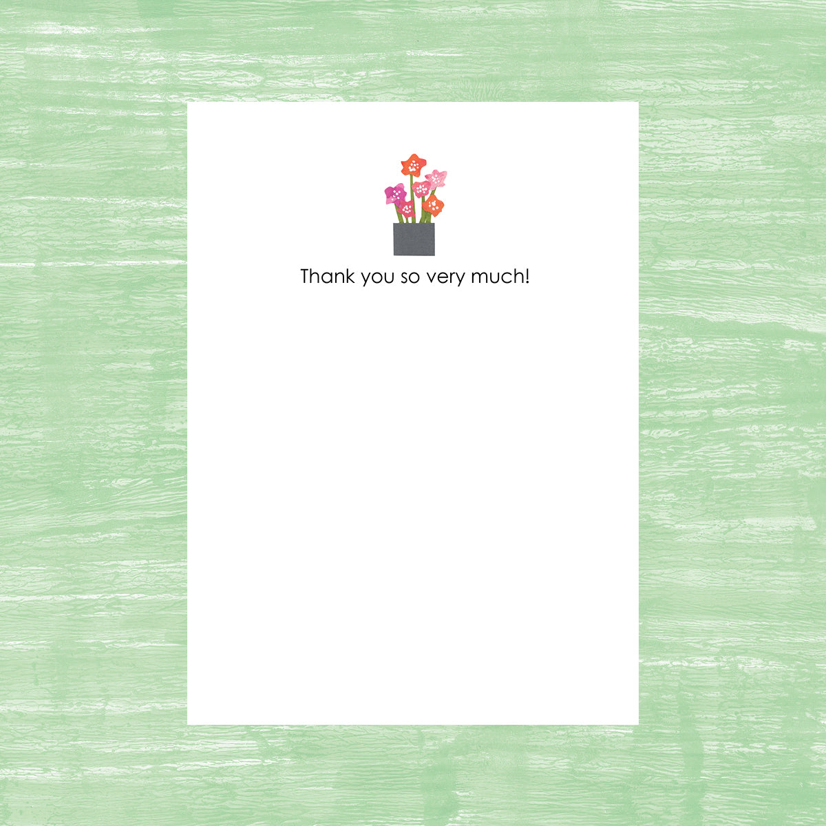Grateful Wheelbarrow - Greeting Card
