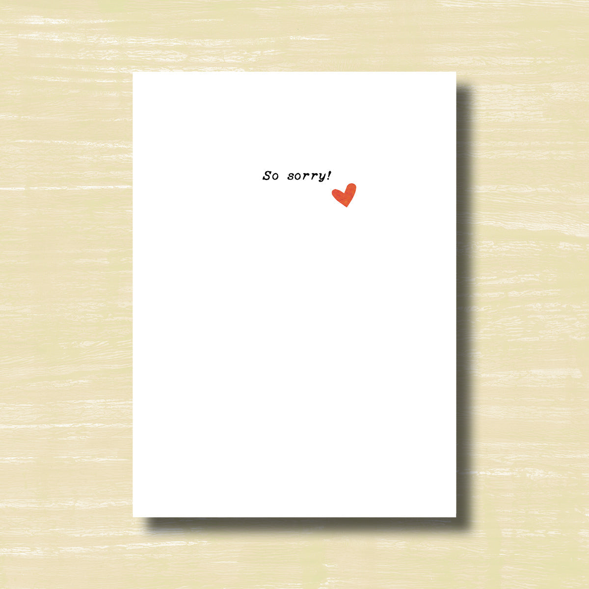 Ugh - Greeting Card