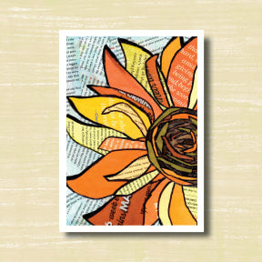 Sunflower - greeting card