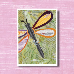 Dragonfly - greeting card