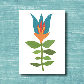 Big Tulip - greeting card