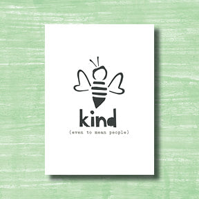Bee Kind - greeting card