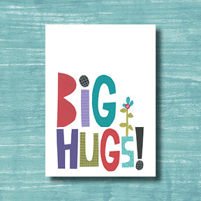 Big Hugs - greeting card