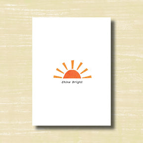 Shine Bright - greeting card