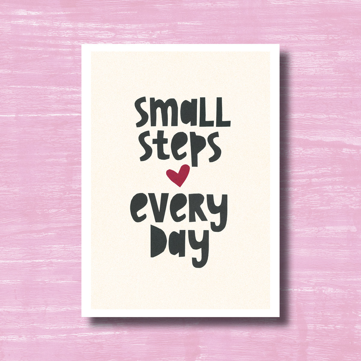Small Steps - greeting card