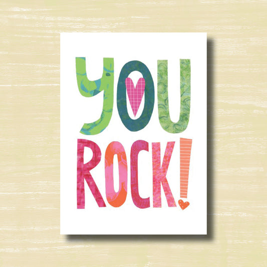 You Rock! - greeting card