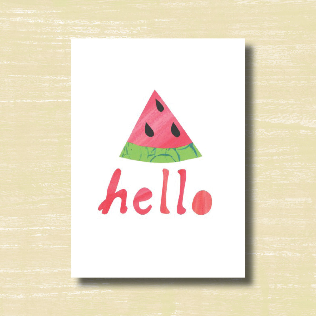 Hello Summer - greeting card