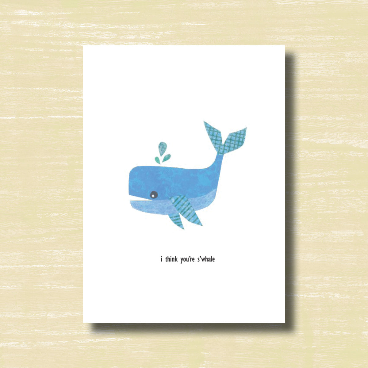 S'whale - greeting card