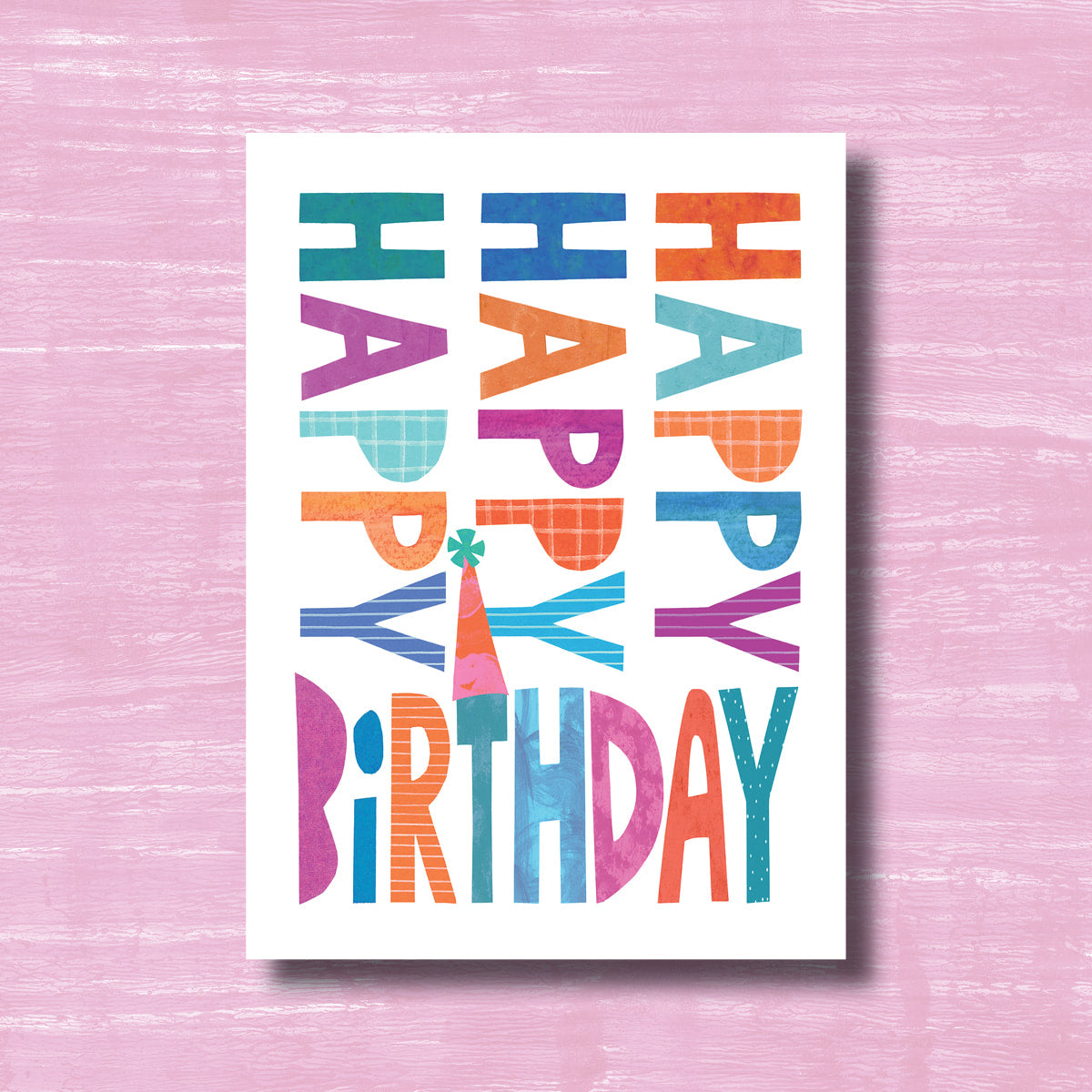 Happy Happy Happy Birthday - Birthday Card