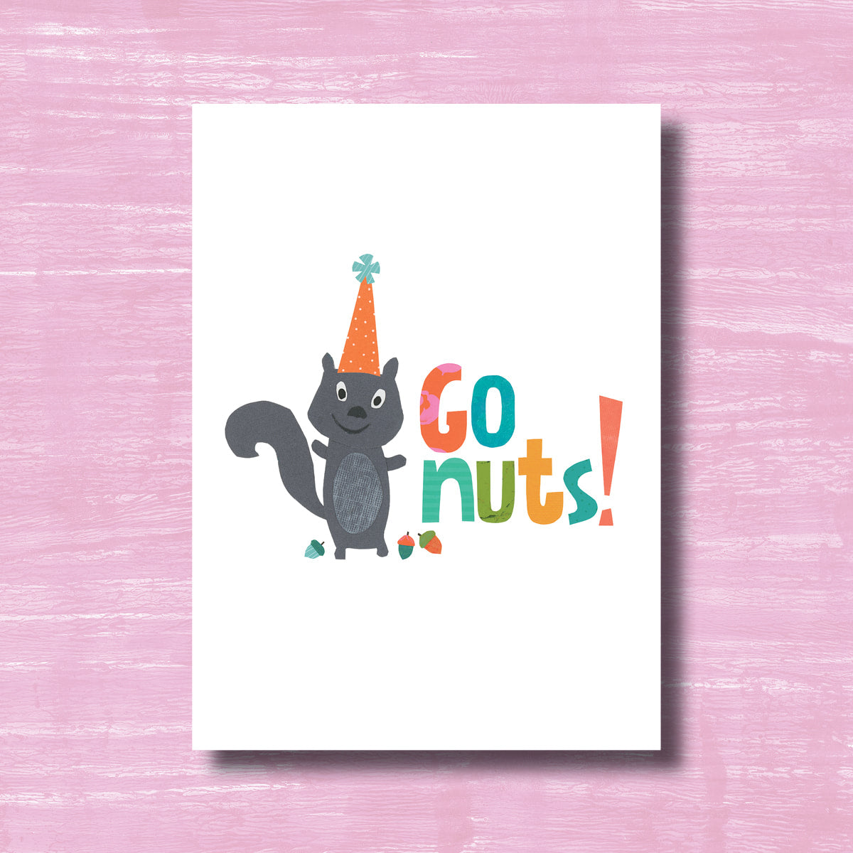 Go Nuts! - Birthday Card