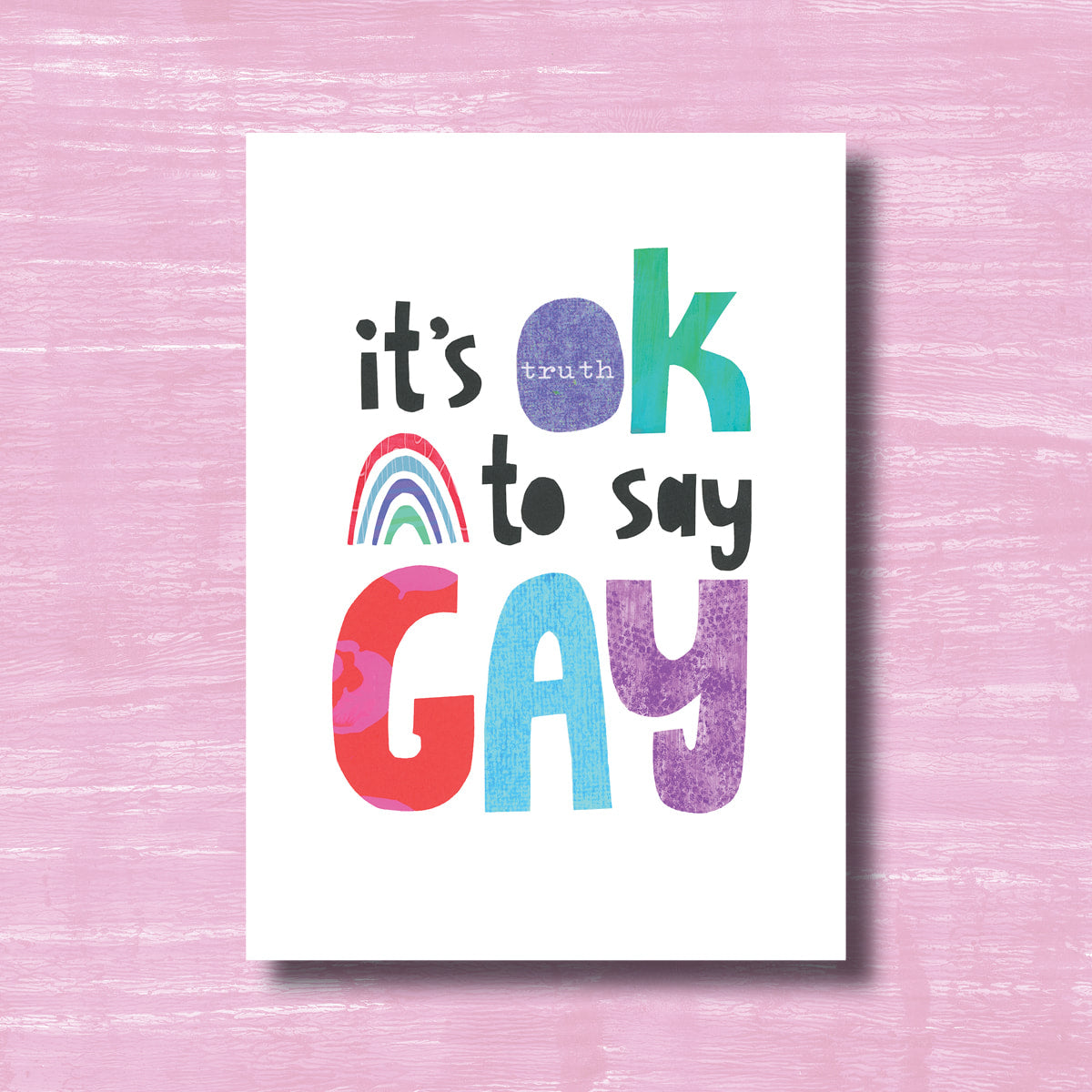 It's OK to Say Gay - Greeting Card
