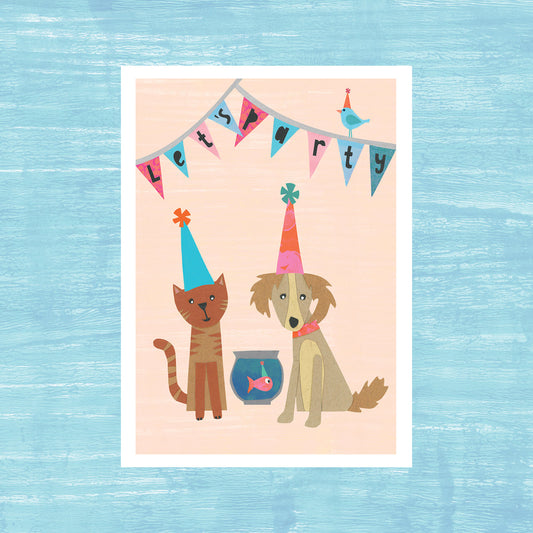 Party Animal - Greeting Card